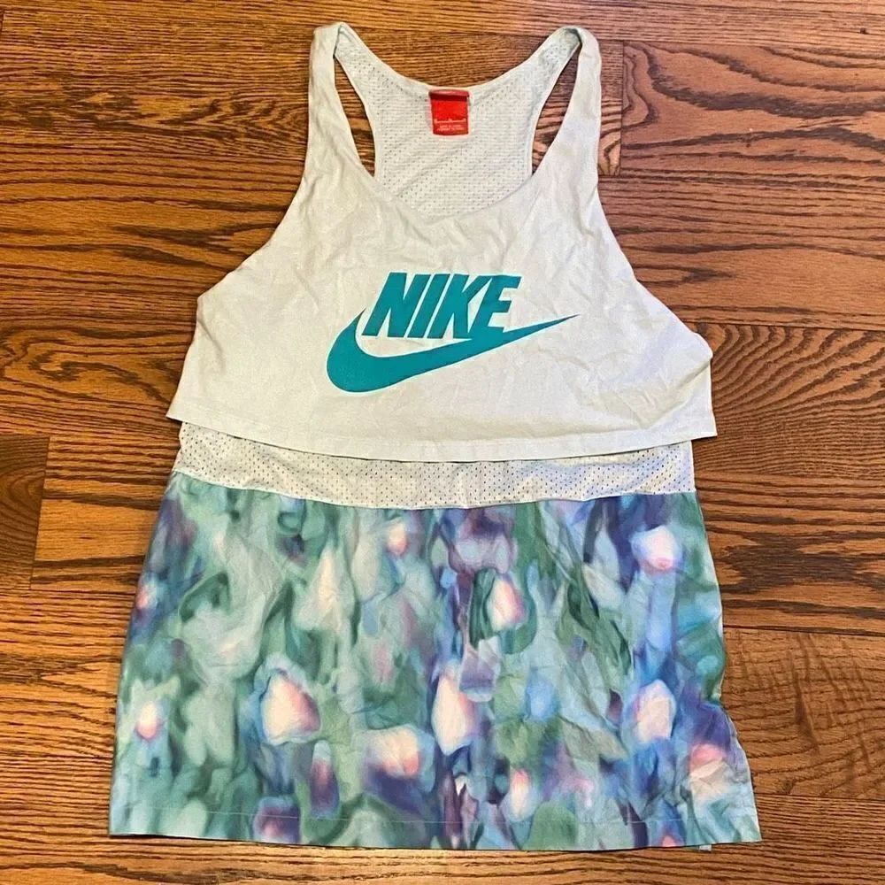 Nike Mesh Cotton Tank Medium